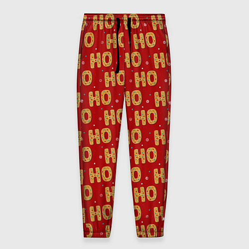 Мужские брюки HO-HO-HO / 3D-принт – фото 1