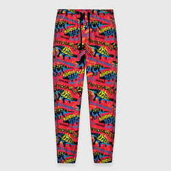 Брюки на резинке мужские Миллионы лет назад, цвет: 3D-принт