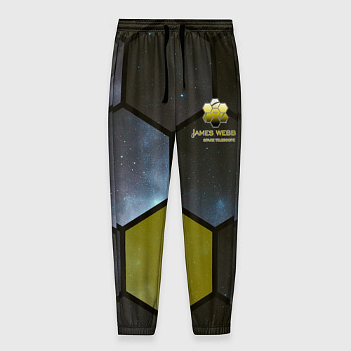 Мужские брюки JWST space cell theme / 3D-принт – фото 1