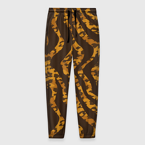 Мужские брюки Шкура тигра леопарда гибрид / 3D-принт – фото 1
