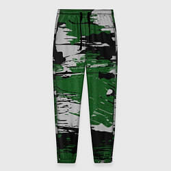 Мужские брюки Green Paint Splash