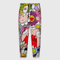 Мужские брюки Takashi Murakami кричащий арт