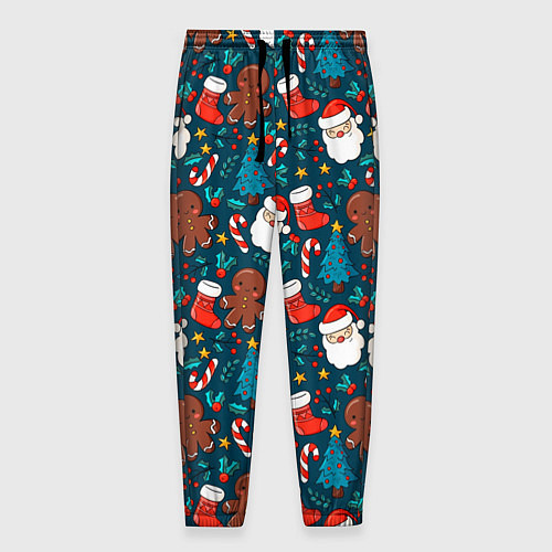 Мужские брюки ПОКРЫТО НОВЫМ ГОДОМ! / 3D-принт – фото 1