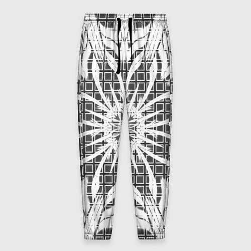 Мужские брюки Коллекция Journey Снежный цветок 535-3М5 / 3D-принт – фото 1