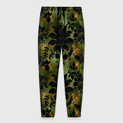 Мужские брюки Темные тропические листья