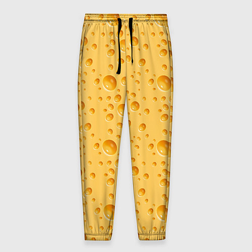 Мужские брюки Сыр Cheese / 3D-принт – фото 1