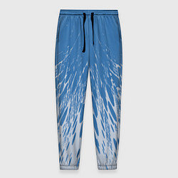 Мужские брюки Коллекция Rays Лучи Голубой и серый Абстракция 650
