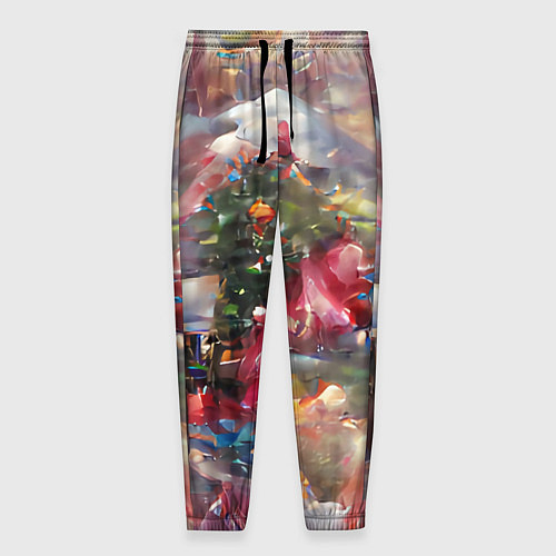 Мужские брюки Ностальгия Рождества / 3D-принт – фото 1