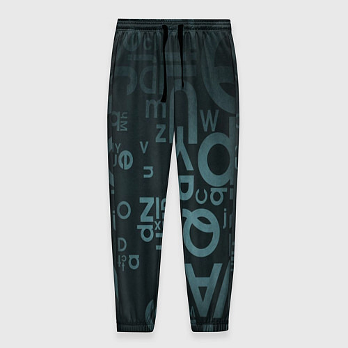 Мужские брюки Хаотичные мысли гения / 3D-принт – фото 1