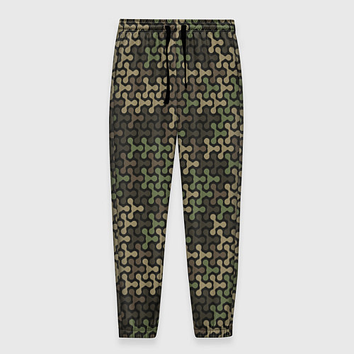 Мужские брюки Абстрактный Охотничий Камуфляж / 3D-принт – фото 1