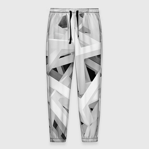 Мужские брюки БЕЛЫЙ АРХИТЕКТОР / 3D-принт – фото 1