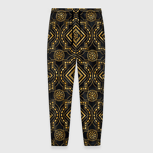Мужские брюки Versace classic pattern / 3D-принт – фото 1