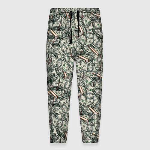 Мужские брюки Доллары банкноты / 3D-принт – фото 1