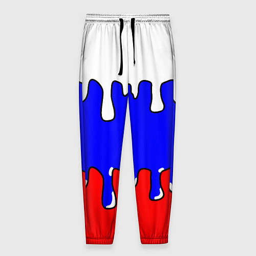 Мужские брюки Триколор Необычный / 3D-принт – фото 1