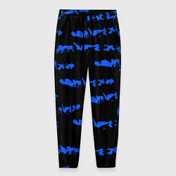 Мужские брюки Полосатый синий с черным как водяной тигр