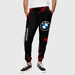 Брюки на резинке мужские BMW Autosport Молнии, цвет: 3D-принт — фото 2