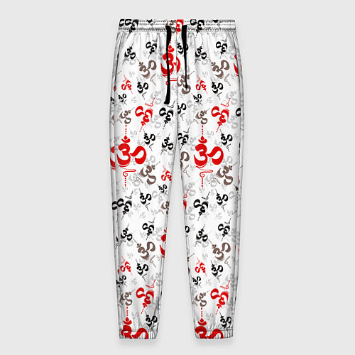 Мужские брюки Мантра ОМ АУМ / 3D-принт – фото 1