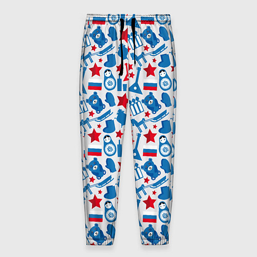 Мужские брюки Русский Символизм / 3D-принт – фото 1