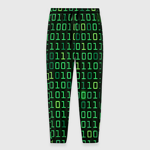 Мужские брюки Двоичный Код Binary Code / 3D-принт – фото 1