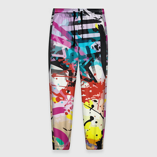 Мужские брюки Граффити Vanguard pattern / 3D-принт – фото 1