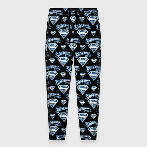 Мужские брюки Логотип Супермена / 3D-принт – фото 1
