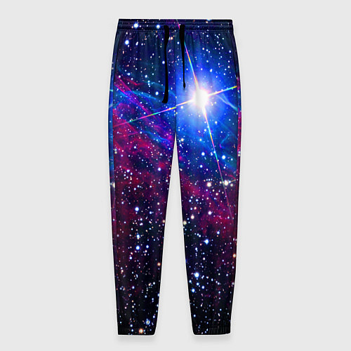 Мужские брюки Открытый космос Star Neon / 3D-принт – фото 1