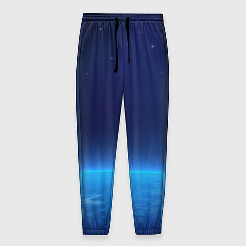 Мужские брюки Планета вид из космоса / 3D-принт – фото 1