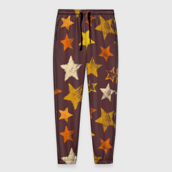 Мужские брюки Звездное коричневое небо