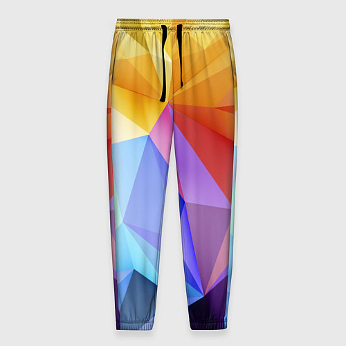 Мужские брюки Зд радуга / 3D-принт – фото 1