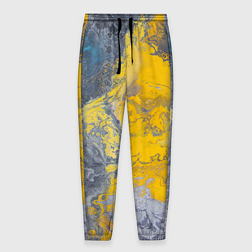 Мужские брюки Извержение Красок / 3D-принт – фото 1