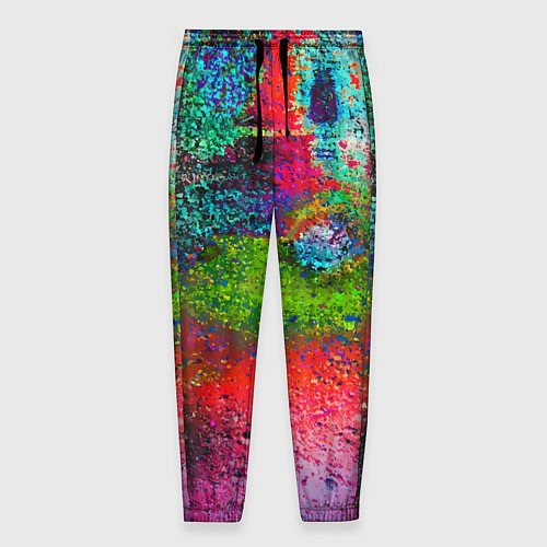 Мужские брюки Pointillism Art Fashion trend / 3D-принт – фото 1