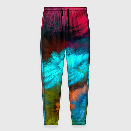 Мужские брюки Colorful Explosion / 3D-принт – фото 1