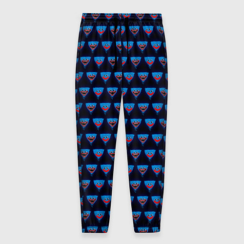 Мужские брюки Poppy Playtime - Huggy Wuggy Pattern - без логотип / 3D-принт – фото 1