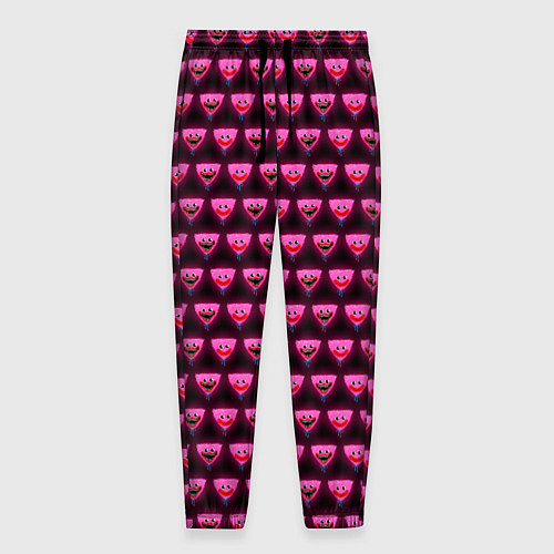 Мужские брюки Poppy Playtime - Kissy Missy Pattern - Huggy Wuggy / 3D-принт – фото 1