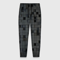 Мужские брюки Пиксельный объёмный паттерн
