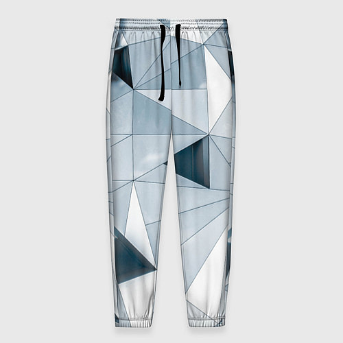 Мужские брюки Множество треугольников - Абстрактная броня / 3D-принт – фото 1