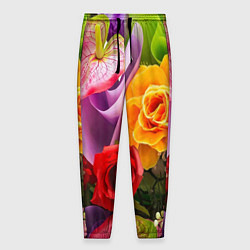 Мужские брюки Прекрасный цветочный букет