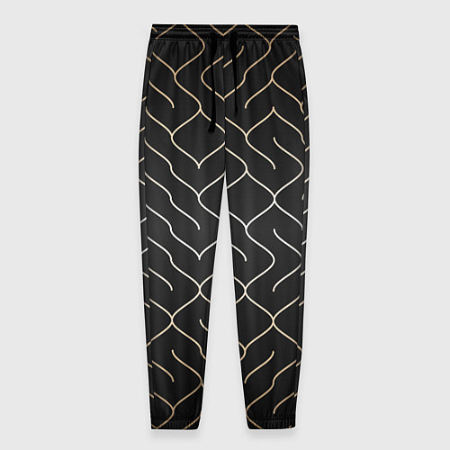 Мужские брюки Black Gold - Лабиринт / 3D-принт – фото 1