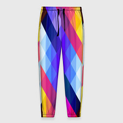 Мужские брюки Разноцветный геометрический узор