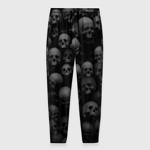 Мужские брюки Композиция из черепов - Dark / 3D-принт – фото 1