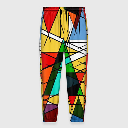Мужские брюки Грубый абстрактный фон / 3D-принт – фото 1