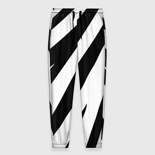 Мужские брюки Камуфляж зебры / 3D-принт – фото 1