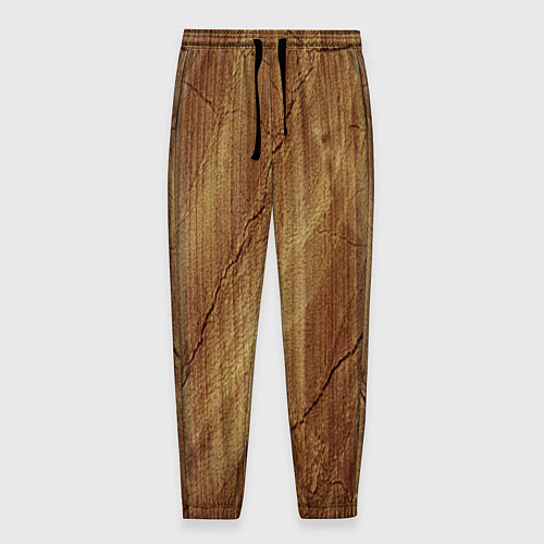 Мужские брюки Деревянная текстура / 3D-принт – фото 1