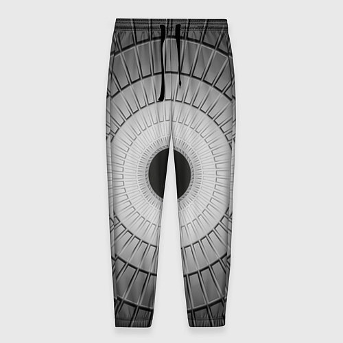 Мужские брюки Абстрактная спираль / 3D-принт – фото 1