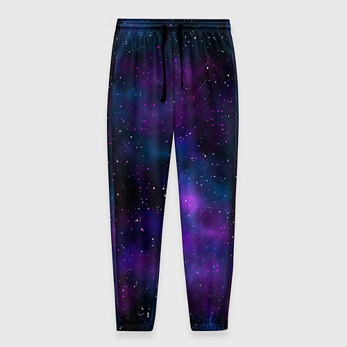 Мужские брюки Космос с галактиками / 3D-принт – фото 1