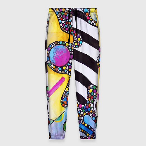 Мужские брюки Василий Кандинский Абстрактная композиция / 3D-принт – фото 1