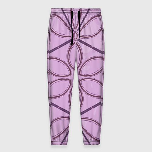 Мужские брюки Многоугольник из цветов / 3D-принт – фото 1