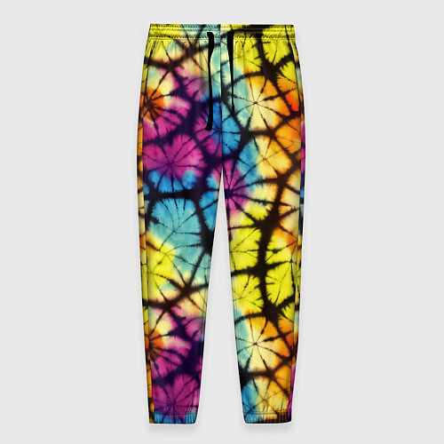 Мужские брюки Радужный тай-дай / 3D-принт – фото 1