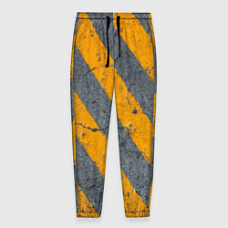 Мужские брюки Желтые полосы на бетоне