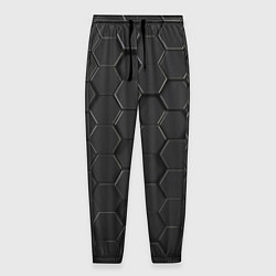 Мужские брюки Abstraction hexagon grey